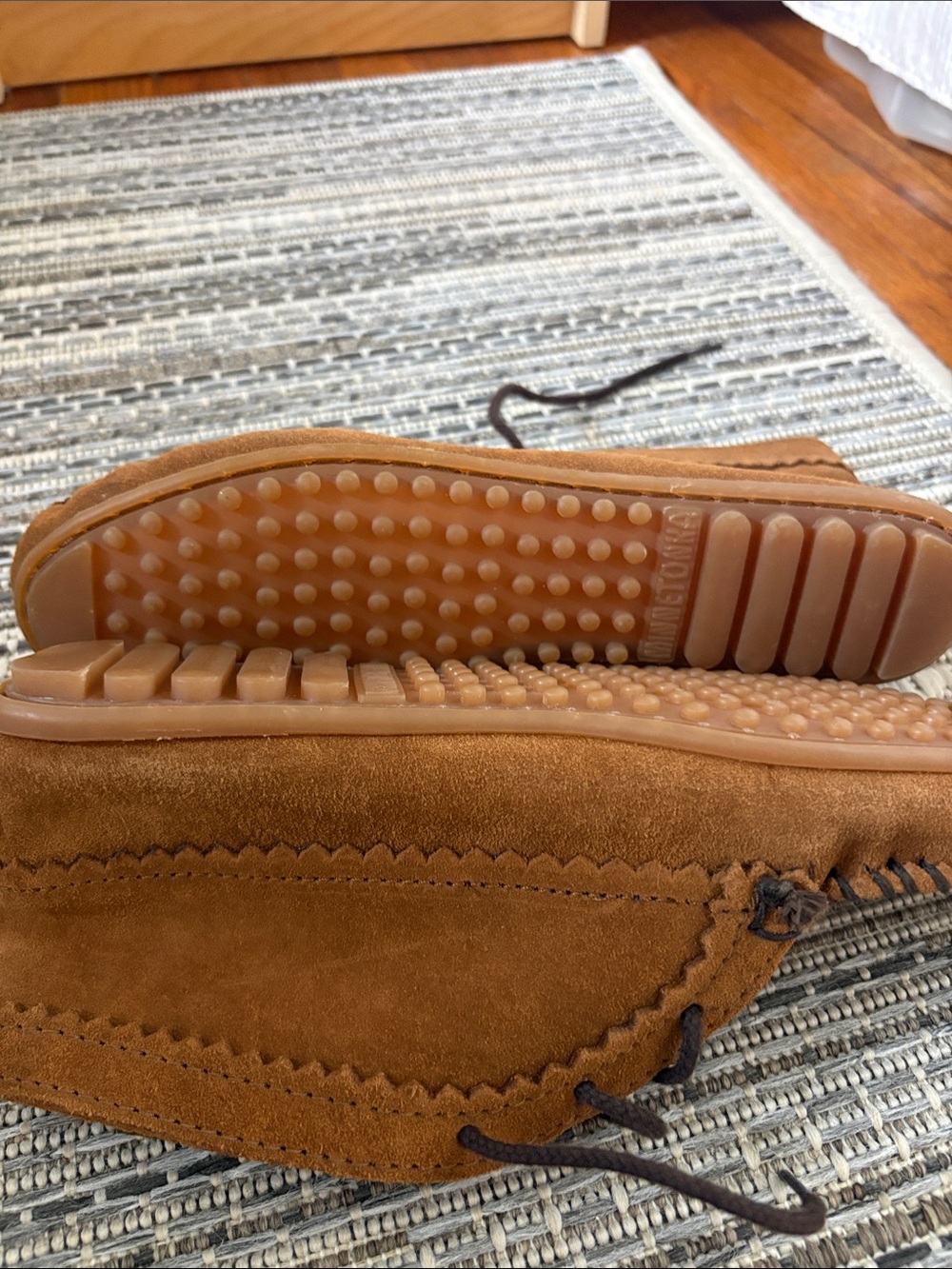 Minnetonka Brown Moccasins - Picture 6 of 6